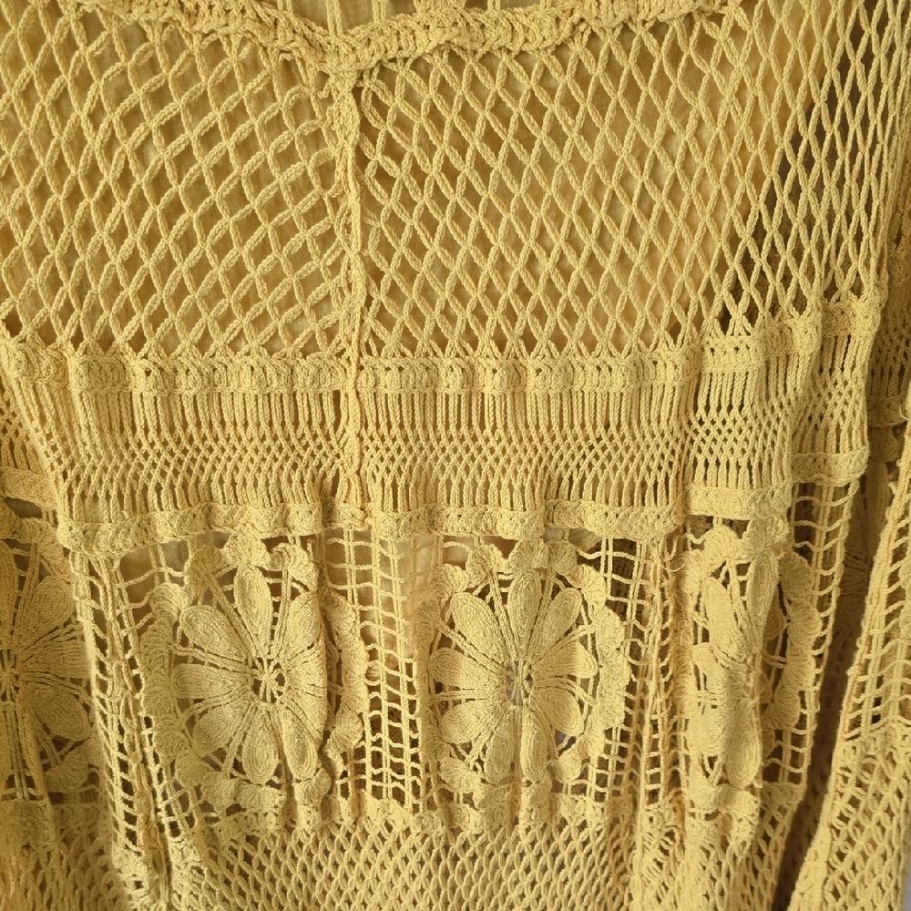 Yellow Lace Maxi Skirt - Picture 5 of 5